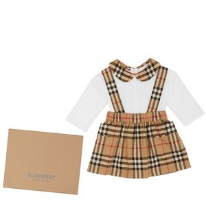 Burberry Baby Suki Bodysuit & Icon Stripe Overalls